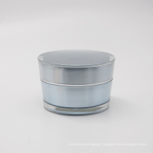 factory direct double round 50g acrylic plastic jars cosmetics packaging